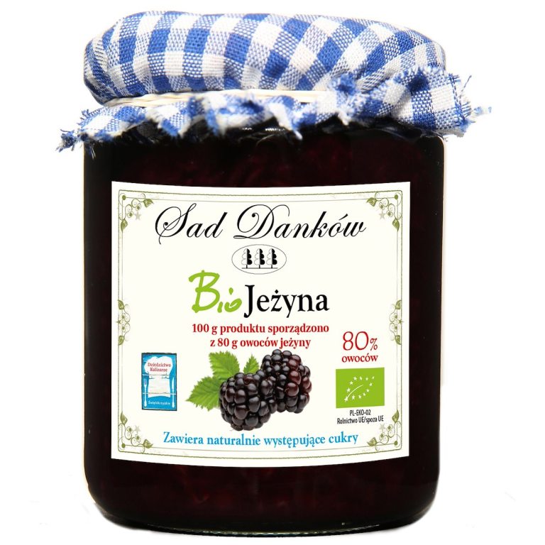 JEŻYNA 80 % BIO 260 g - SAD DANKÓW