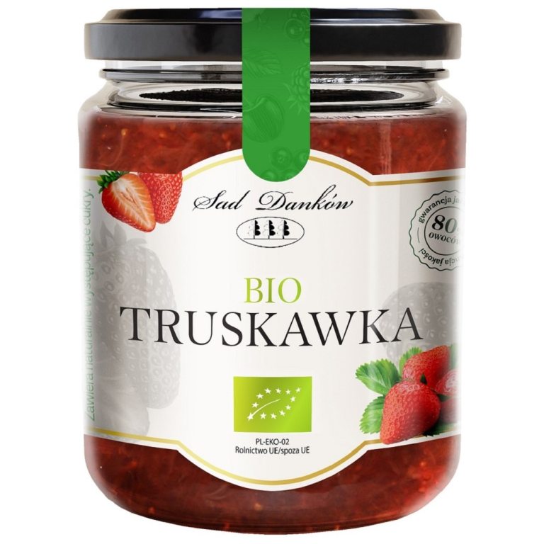 TRUSKAWKA 80 % BIO 260 g - SAD DANKÓW