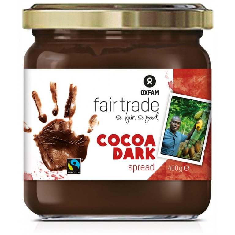 KREM KAKAOWY CIEMNY FAIR TRADE BEZGLUTENOWY 400 g - OXFAM