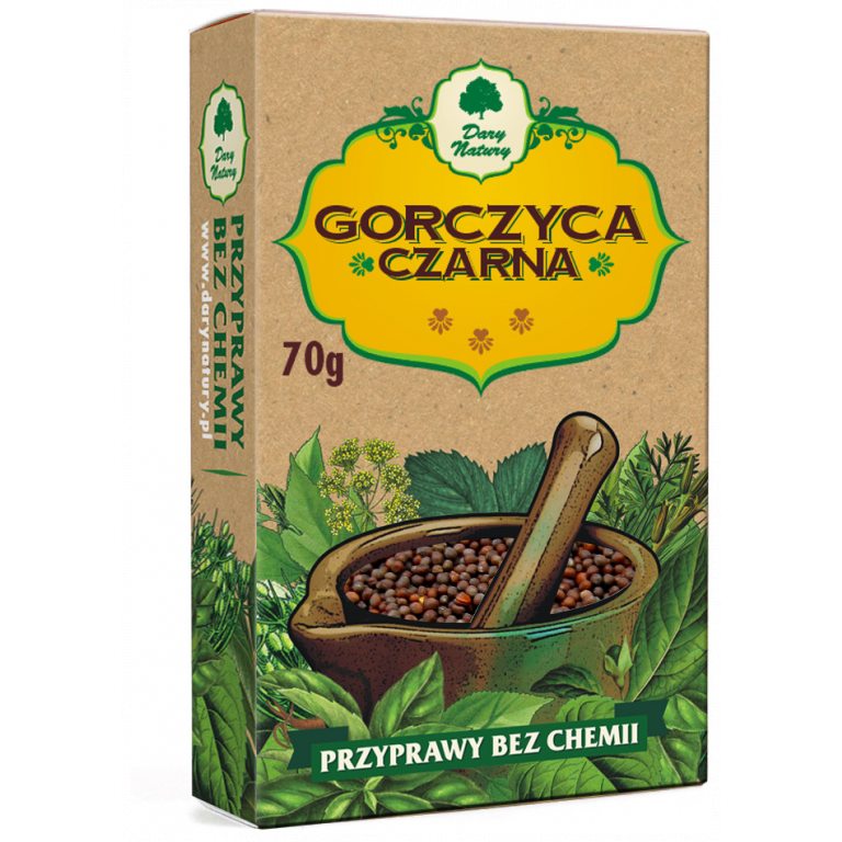 GORCZYCA CZARNA 70 g - DARY NATURY