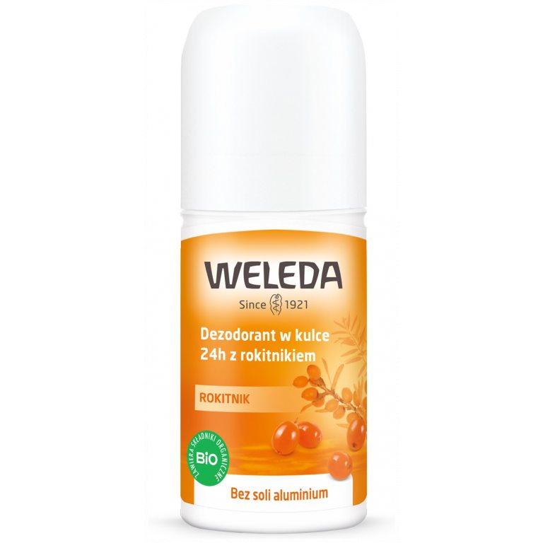 DEZODORANT W KULCE 24 h Z ROKITNIKIEM ECO 50 ml - WELEDA