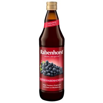 SOK Z CZERWONYCH WINOGRON NFC Z ŻELAZEM 750 ml - RABENHORST
