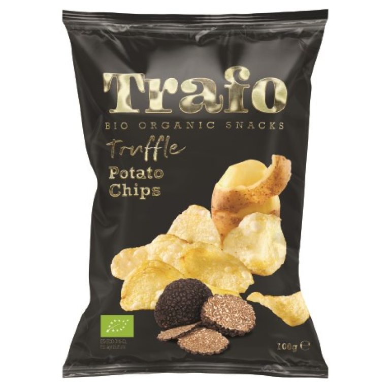 CHIPSY ZIEMNIACZANE O SMAKU TRUFLI BIO 100 g - TRAFO