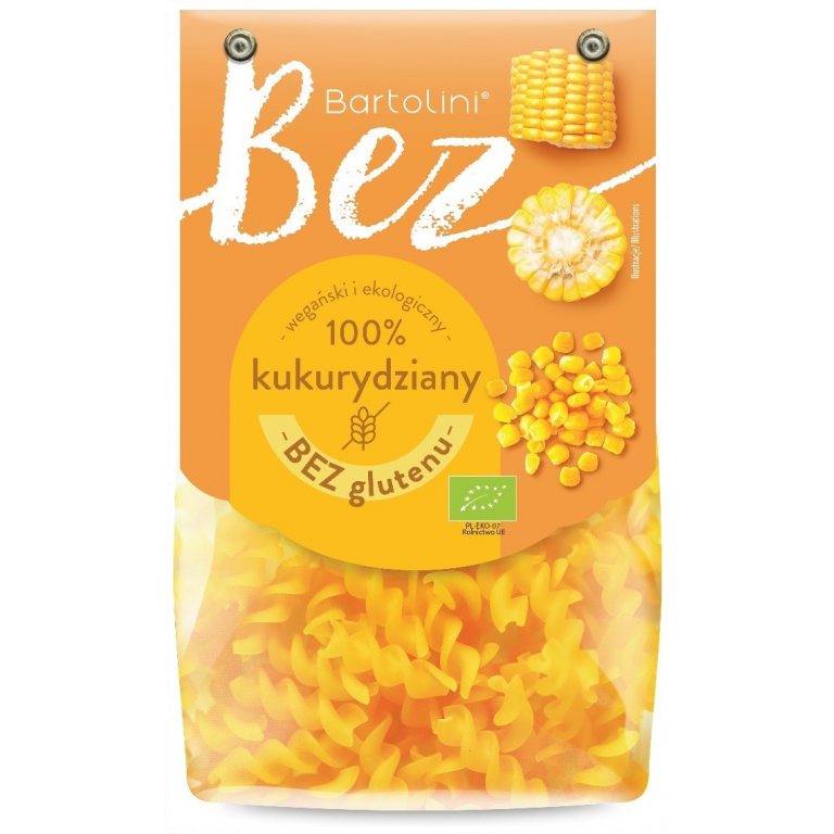 MAKARON (KUKURYDZIANY) ŚWIDERKI BEZGLUTENOWY BIO 250 g - BARTOLINI