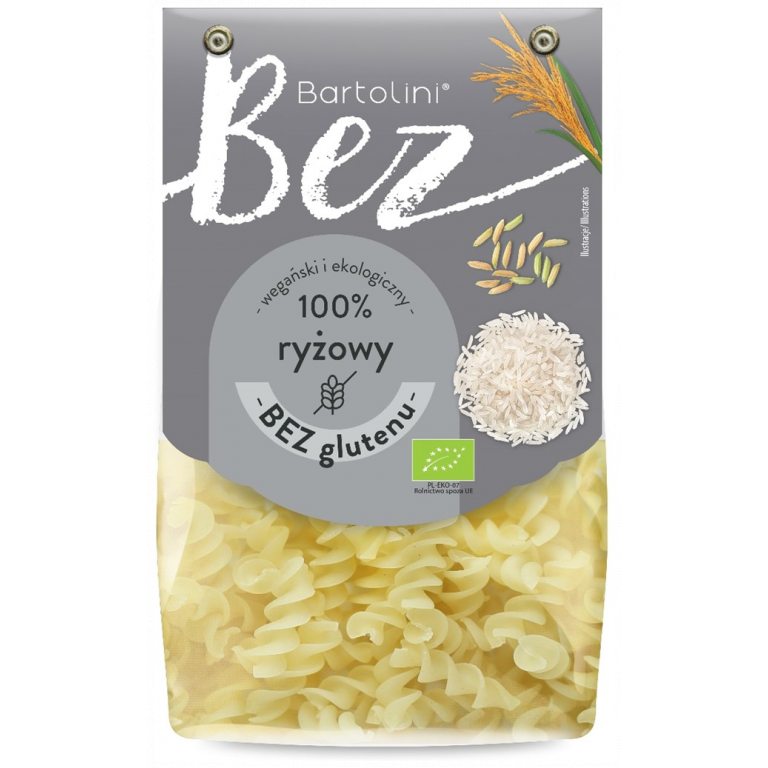 MAKARON (RYŻOWY) ŚWIDERKI BEZGLUTENOWY BIO 250 g - BARTOLINI