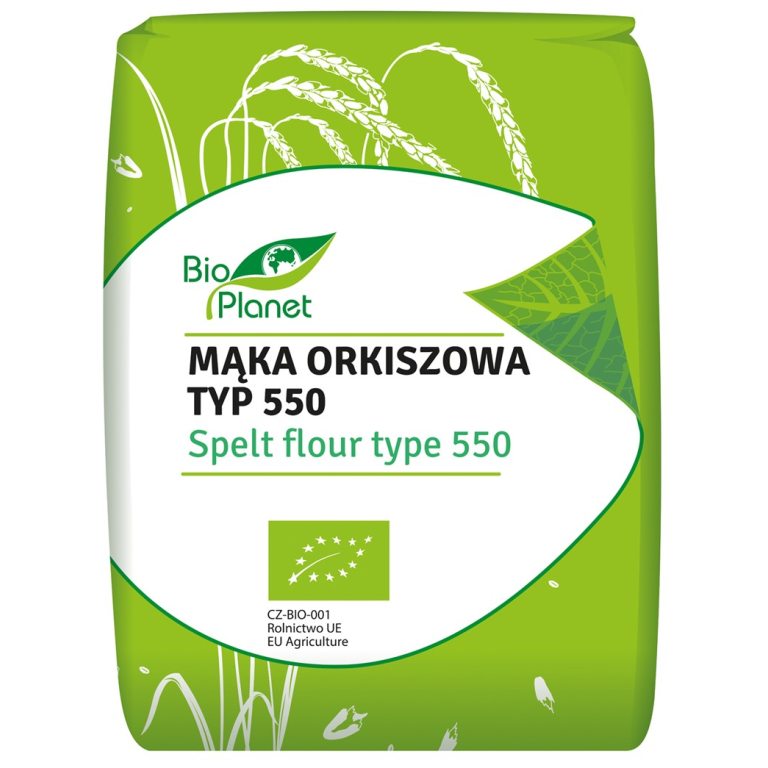 MĄKA ORKISZOWA JASNA TYP 550 BIO 1 kg - BIO PLANET