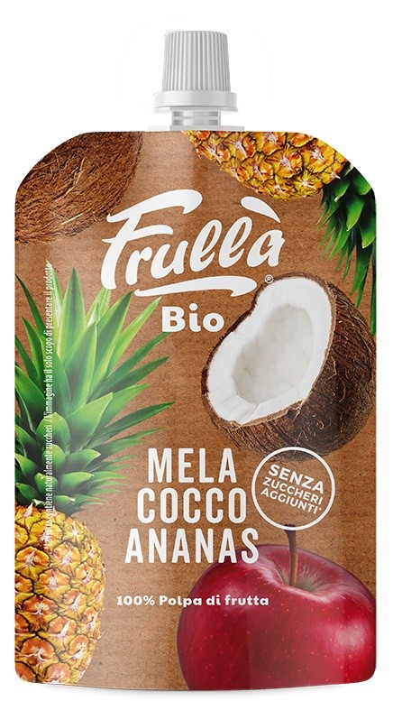 MUS JABŁKO - ANANAS - KOKOS BEZ DODATKU CUKRÓW BIO 100 g - NATURA NUOVA