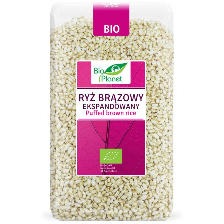 RYŻ BRĄZOWY EKSPANDOWANY BIO 150 g - BIO PLANET