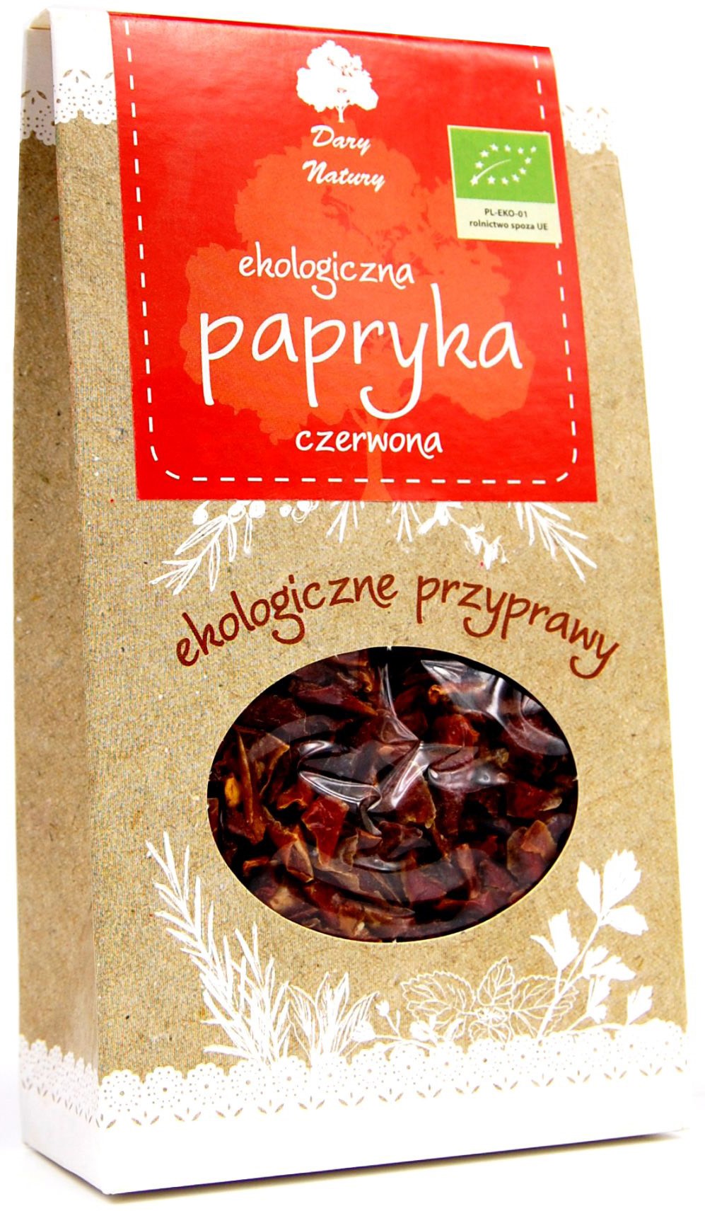 PAPRYKA SŁODKA SUSZONA BIO 50 g - DARY NATURY