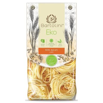 MAKARON (SEMOLINOWY) GNIAZDA SPAGHETTI A'LA CHITARRA BIO 250 g - BARTOLINI