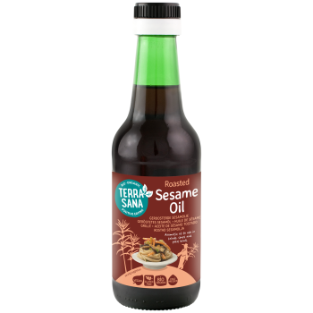 OLEJ SEZAMOWY (Z PRAŻONYCH NASION) BEZGLUTENOWY BIO 250 ml - TERRASANA