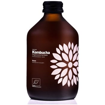 KOMBUCHA RÓŻANA BEZGLUTENOWA BIO 330  ml - VIGO
