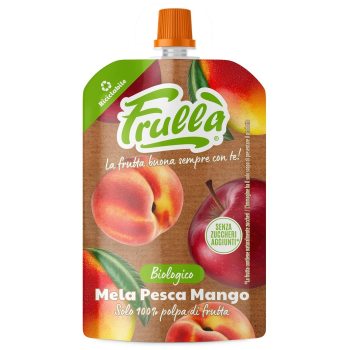 MUS JABŁKO - MANGO - BRZOSKWINIA BEZ DODATKU CUKRÓW BIO 100 g - NATURA NUOVA