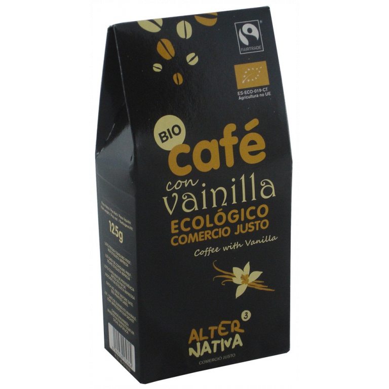 KAWA MIELONA ARABICA/ROBUSTA Z WANILIĄ FAIR TRADE BIO 125 g - ALTERNATIVA