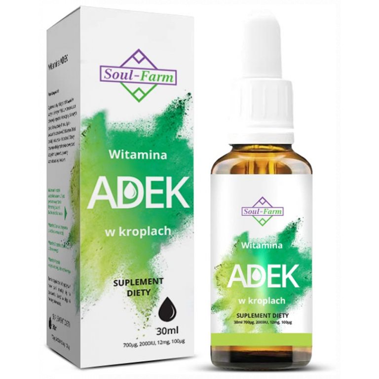 WITAMINA ADEK FORTE W KROPLACH 30 ml - SOUL FARM