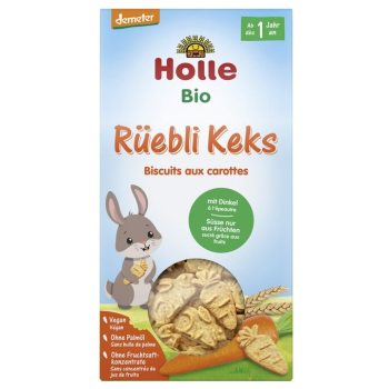 CIASTECZKA ORKISZOWO - MARCHEWKOWE OD 1 ROKU DEMETER BIO 125 g - HOLLE
