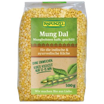 FASOLA MUNG OBRANA POŁÓWKI NA DAL BIO 500 g - RAPUNZEL