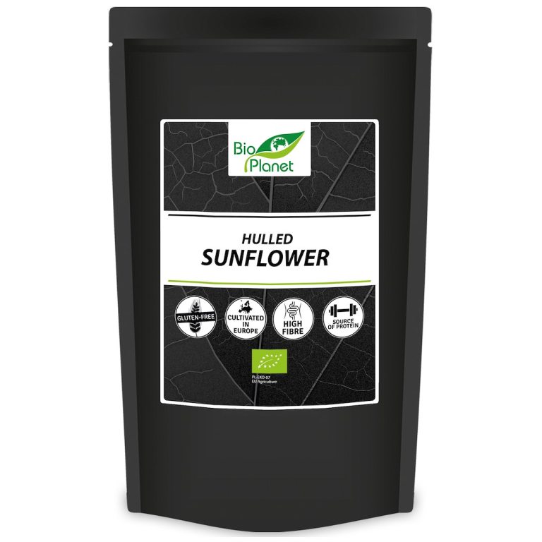 SŁONECZNIK ŁUSKANY BEZGLUTENOWY BIO 800 g - BIO PLANET INTERNATIONAL