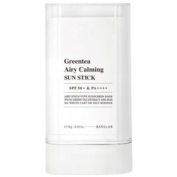 KREM PRZECIWSŁONECZNY KOREAŃSKI W SZTYFCIE ZIELONA HERBATA SPF 50+ 18 g - BARULAB