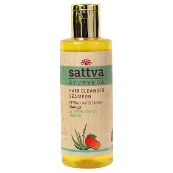 SZAMPON DO WŁOSÓW ZIOŁOWY MANGO 210 ml - SATTVA (AYURVEDA)