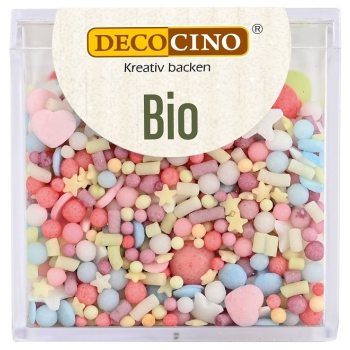 POSYPKA CUKROWA KOLOROWE PARTY MIX BIO 60 g - DECOCINO  (PRODUKT SEZONOWY)
