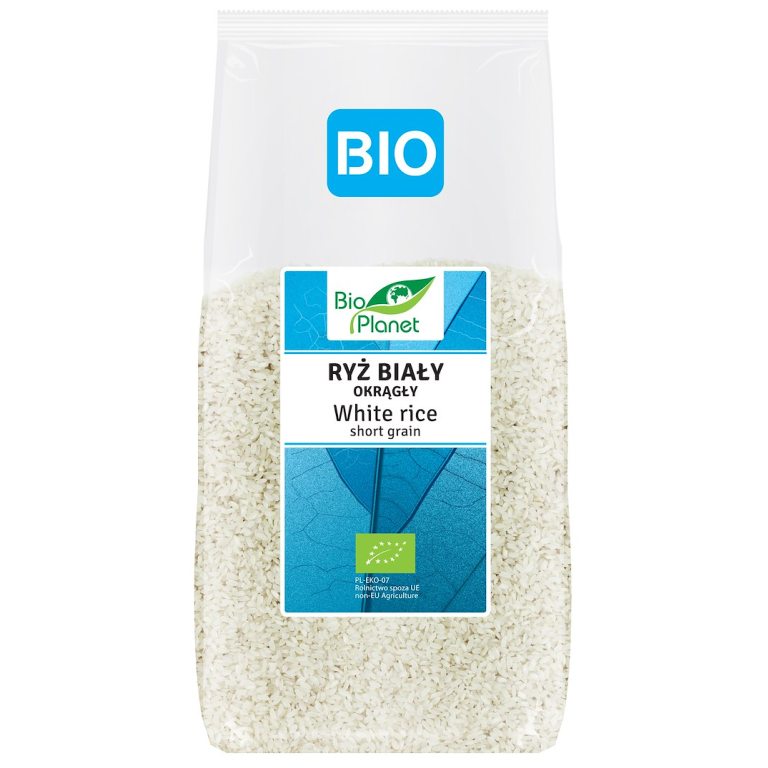 RYŻ BIAŁY OKRĄGŁY BIO 500 g - BIO PLANET