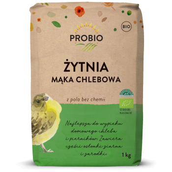 MĄKA ŻYTNIA TYP 720 CHLEBOWA BIO 1 kg - PROBIO