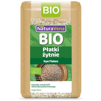 PŁATKI ŻYTNIE BIO 300 g - NATURAVENA