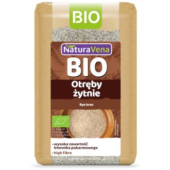 OTRĘBY ŻYTNIE BIO 500 g - NATURAVENA