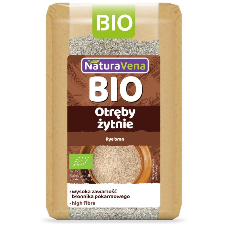 OTRĘBY ŻYTNIE BIO 500 g - NATURAVENA