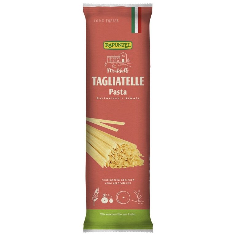 MAKARON (SEMOLINOWY) TAGLIATELLE BIO 500 g - RAPUNZEL
