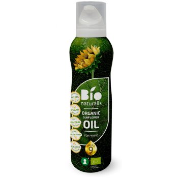 OLEJ SŁONECZNIKOWY (SPRAY) DO GOTOWANIA I SMAŻENIA TŁOCZONY NA ZIMNO BIO 200 ml - EKKO (BIONATURALIS)