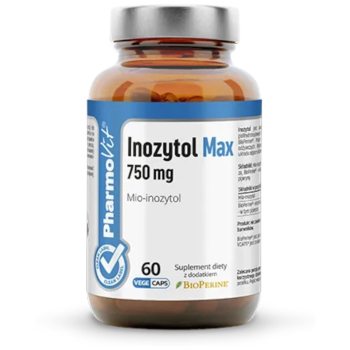 INOZYTOL MAX (750 mg) BEZGLUTENOWY 60 KAPSUŁEK - PHARMOVIT (CLEAN LABEL)
