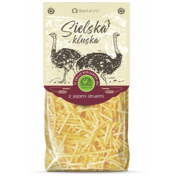 MAKARON BIO KRAJANKA Z JAJAMI STRUSIMI 250 g - BARTOLINI (SIELSKA KLUSKA)