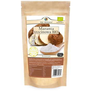 MARANTA TRZCINOWA BEZGLUTENOWA BIO 250 g - PIĘĆ PRZEMIAN