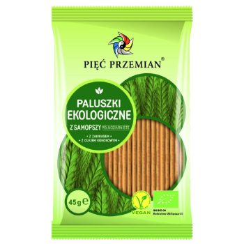 PALUSZKI Z SAMOPSZY PEŁNOZIARNISTE BIO 45 g - PIĘĆ PRZEMIAN