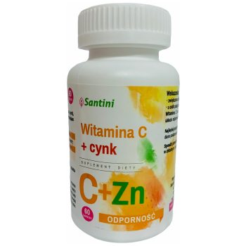 WITAMINA C + CYNK 60 TABLETEK - SANTINI