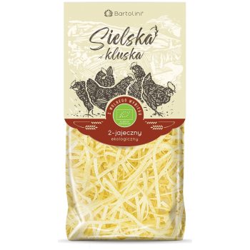 MAKARON (2-JAJECZNY) KRAJANKA BIO 250 g - BARTOLINI (SIELSKA KLUSKA)