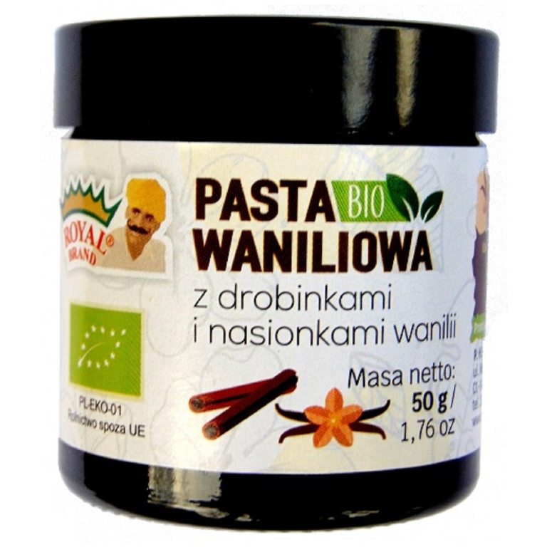 PASTA WANILIOWA BIO 50 g - ROYAL BRAND