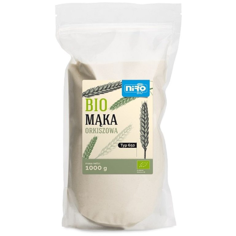 MĄKA ORKISZOWA TYP 650 BIO 1 kg - NIRO