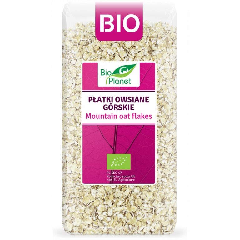 PŁATKI OWSIANE GÓRSKIE BIO 300 g - BIO PLANET