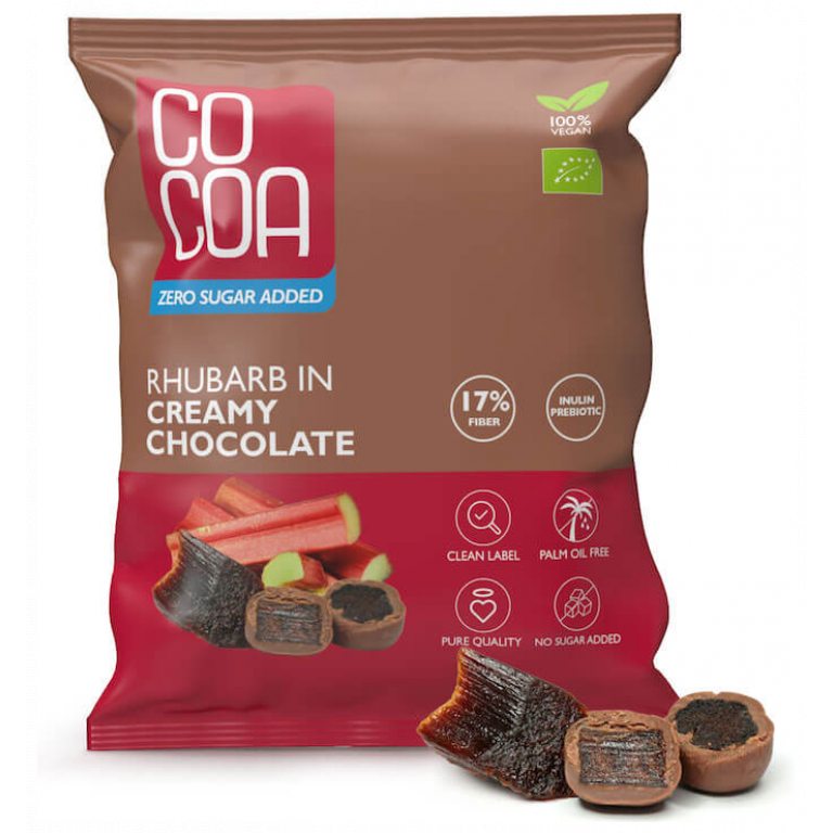 RABARBAR W CZEKOLADZIE CREAMY BIO 70 g - COCOA