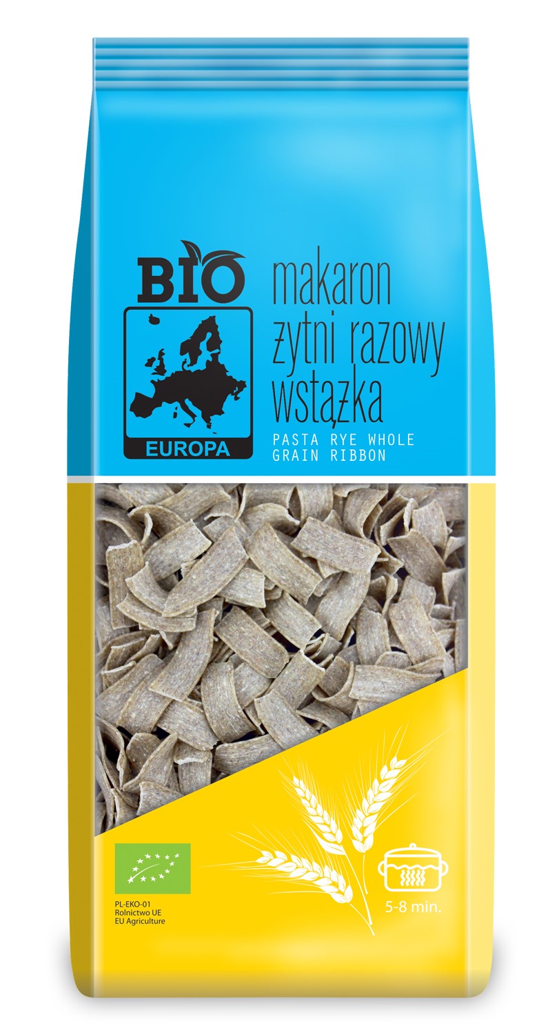 MAKARON (ŻYTNI RAZOWY) WSTĄŻKI BIO 400 g - BIO PLANET