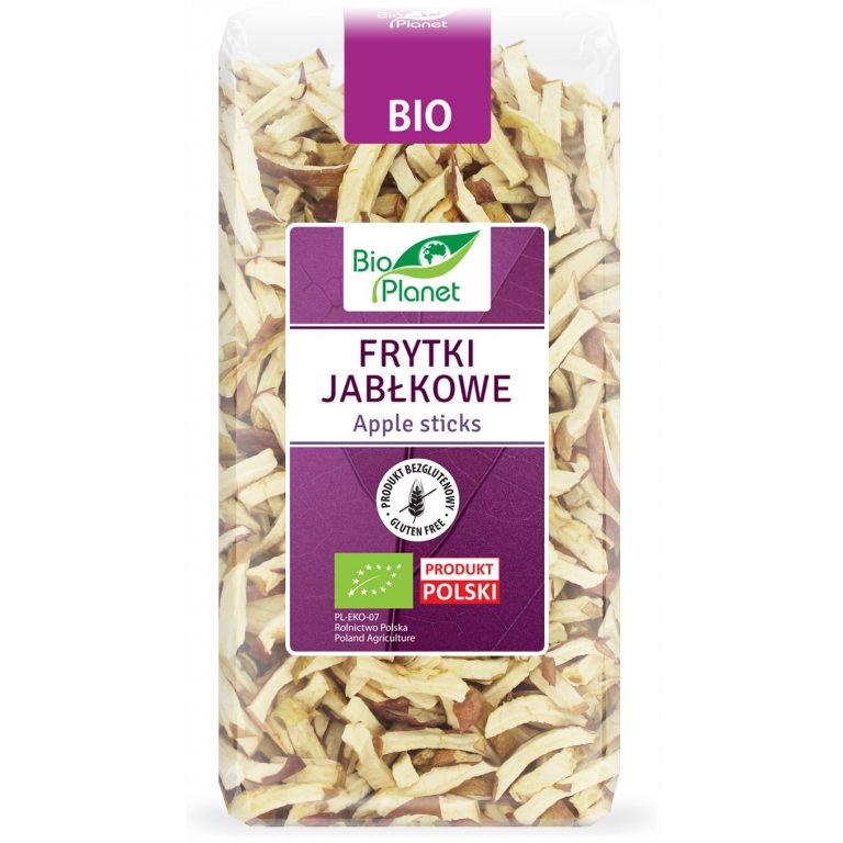 FRYTKI JABŁKOWE BEZGLUTENOWE BIO 100 g - BIO PLANET