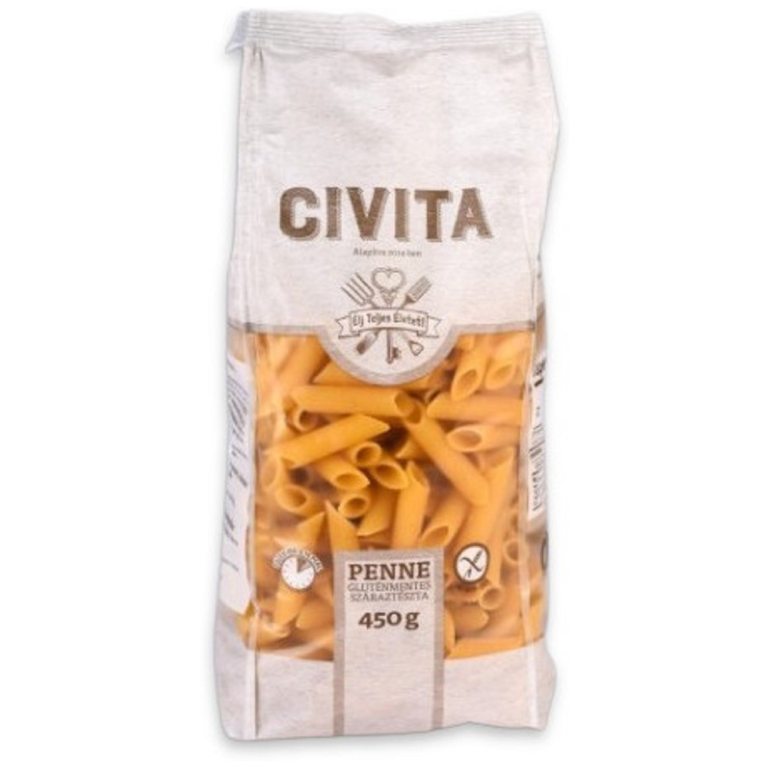 MAKARON (KUKURYDZIANY) PENNE BEZGLUTENOWY 450 g - CIVITA