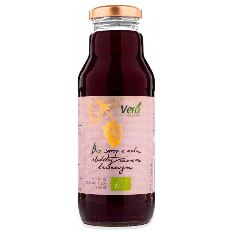 SYROP MALINOWY BIO 300 ml - VERO