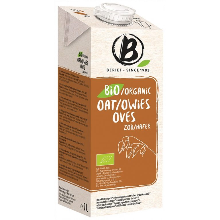 NAPÓJ OWSIANY BEZ DODATKU CUKRÓW BIO 1 L - BERIEF