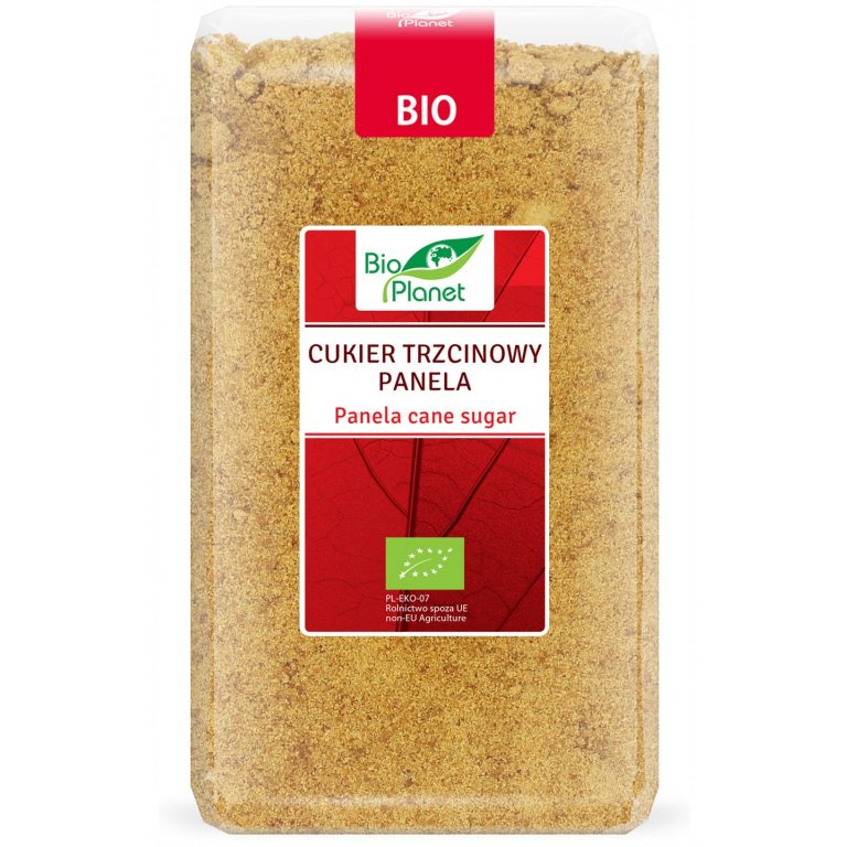 CUKIER TRZCINOWY PANELA BIO 1 kg - BIO PLANET