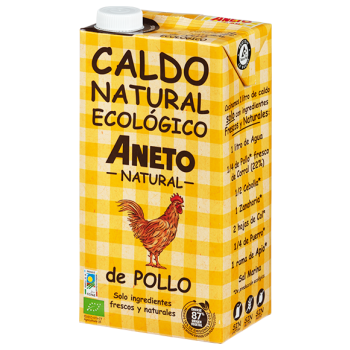 BULION DROBIOWY W PŁYNIE BEZGLUTENOWY BIO 1 L - ANETO NATURAL