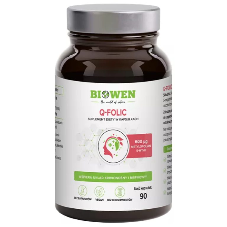 Q-FOLIC 90 KAPSUŁEK - HEMPKING (BIOWEN)